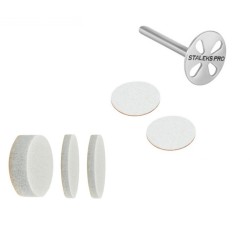 Pododisc XS (10mm) and Set of Disposable Files 180 grit 5 pcs 27mm 